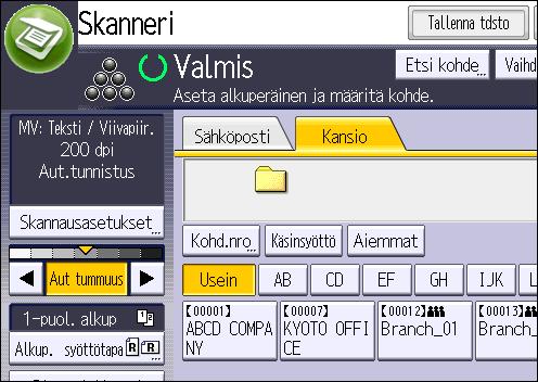 6. Skannaus Tämä kappale kuvailee usein käytetyt skannerin toiminnot sekä niiden käyttämisen. Jos tahdot tietoja jotka eivät kuulu tähän kappaleeseen, katso Skannaus mukana tulleesta CD-levystä.