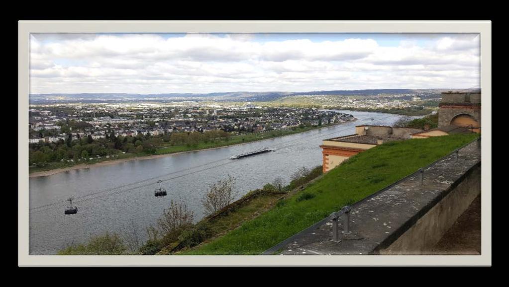 Kuvassa näkyy Rhein ja Mosel-