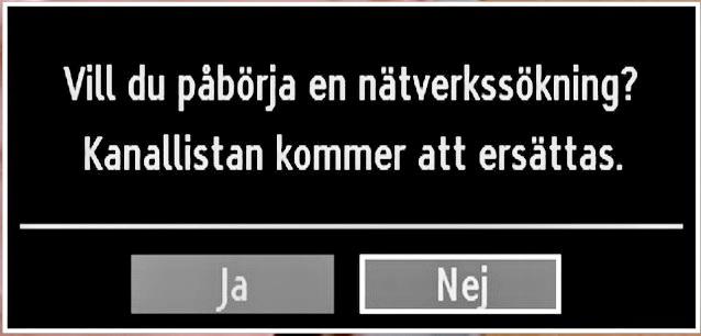 Digital kabel, manuell sökning I manuell sökning för kabel, kan du ange alternativen frekvens, modulation, modulationshastighet och nätverkskanalsökning.