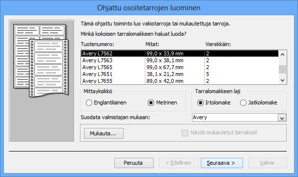 Kirjoita Postitsto-kenttään Ehdot (Criteria) -kohtaan kuvassa näkyvä lauseke. Koeaja kysely, sulje se ja tallenna tehdyt muutokset.