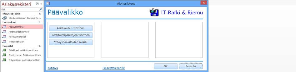 Objektit eivät häviä Määrittämättömät objektit (Unassigned Objects) -ryhmästä, niistä syntyy pikakuvakkeet