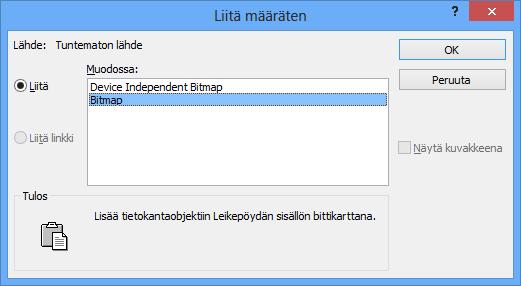 Liittäminen eli sijoittaminen (Paste) Aloitus (Home) -välilehden Liitä (Paste) -painikkeella tai näppäinpainalluksella Ctrl + v voit sijoittaa leikepöydän viimeisen objektin valitsemaasi kohtaan