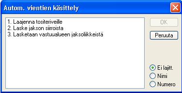 Syötä Osuus-kenttään prosenttisosuus, joka kirjataan yllä oleville tileille alkuperäisen summan perusteella (tai anna summa Summa-sarakkeeseen). 5. Paina Tallenna tai CTRL+S. Vinkki!