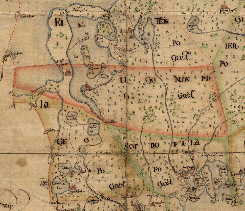 Tällä paikalla oli 1600-luvulla Uukuniemen kirkonkylä. Noin seitsemän hehtaarin laajuisella alueella oli tuolloin kirkko hautausmaineen, pappila ja useita talonpoikaistiloja.
