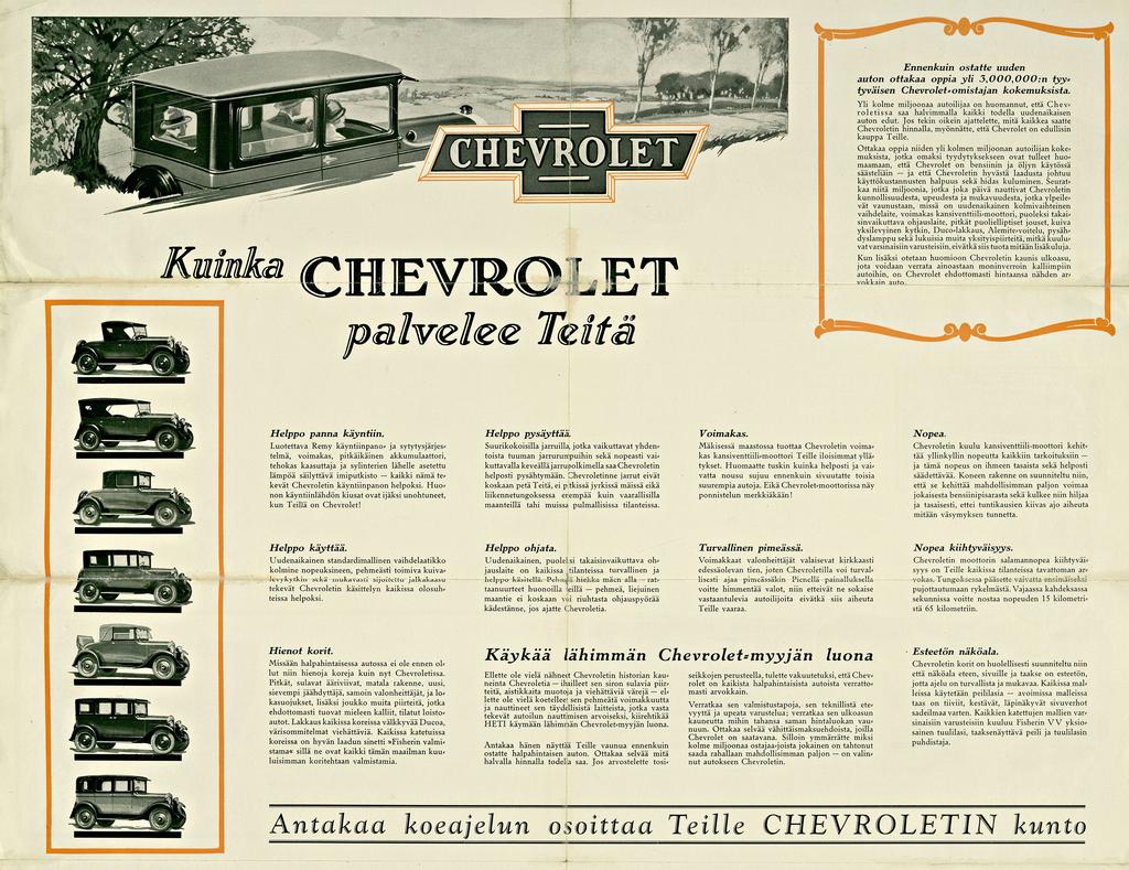 Ennenkuin ostatte uuden tyy* auton ottakaa oppia yli tyväisen Chevrolet*omistajan kokemuksista.
