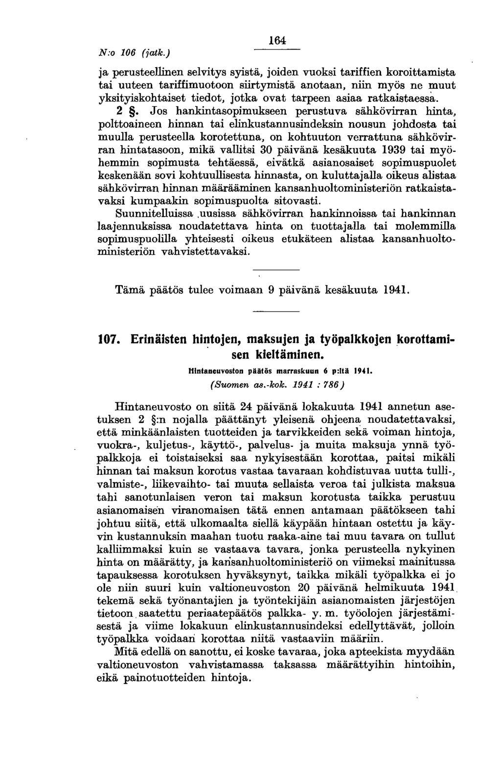 N:o 106 (jatk.