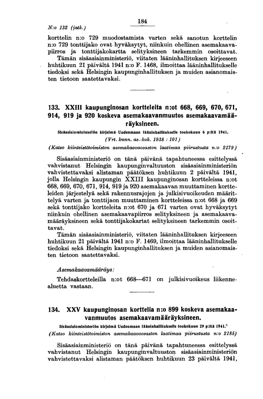 N:o 132 (jatk.