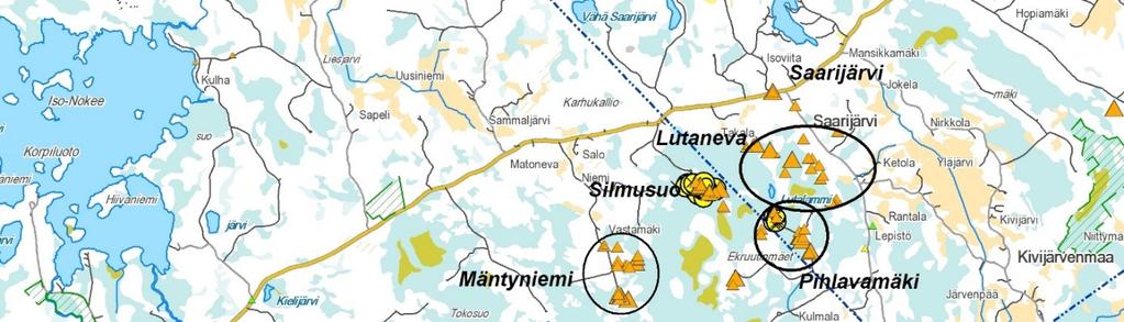 GEOLOGIAN TUTKIMUSKESKUS Kullaan Au-potentiaali 30 Kuva 23. Kullaan viitekeskittymät 7 KIRJALLISUUS Eilu, P., Grönholm, S., Kärkkäinen, N., 2012. Lounais-Suomen kultaesiintymät. Geologi 64, s.