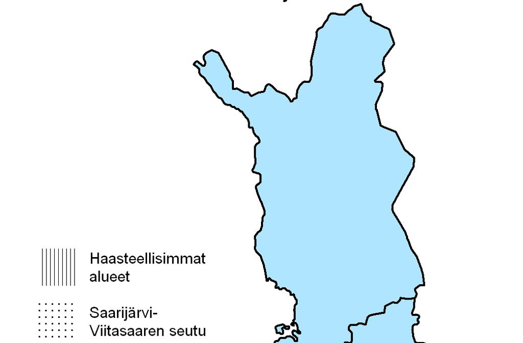 Rakennerahasto-ohjelmien rahoitus 2007-2013 Arvioitu kokonaisrahoitus yht. n. 6 109 M (sis.