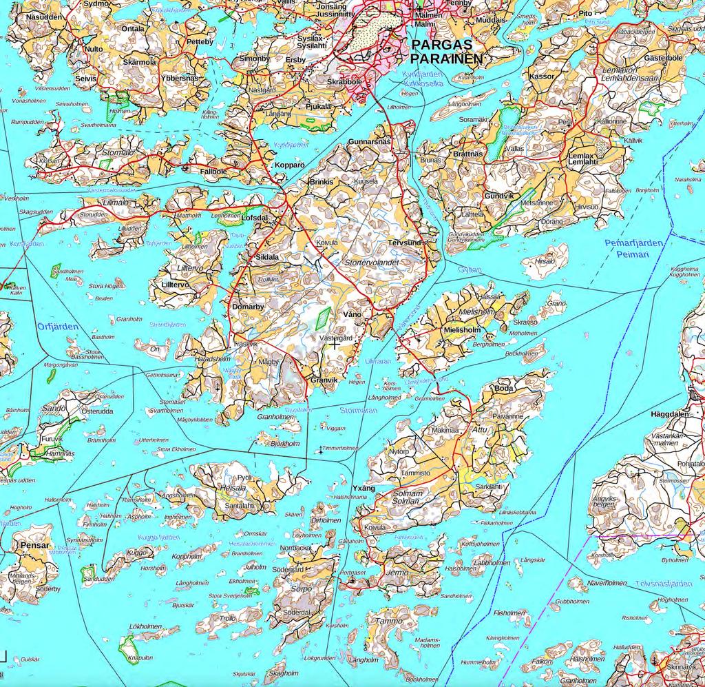 PROGRAMMET FÖR DELTAGANDE OCH BEDÖMNING STRANDDETALJPLAN PARGAS; LÅNGHOLMEN, JERMO LÄGENHETEN RN:o 1:11 28.