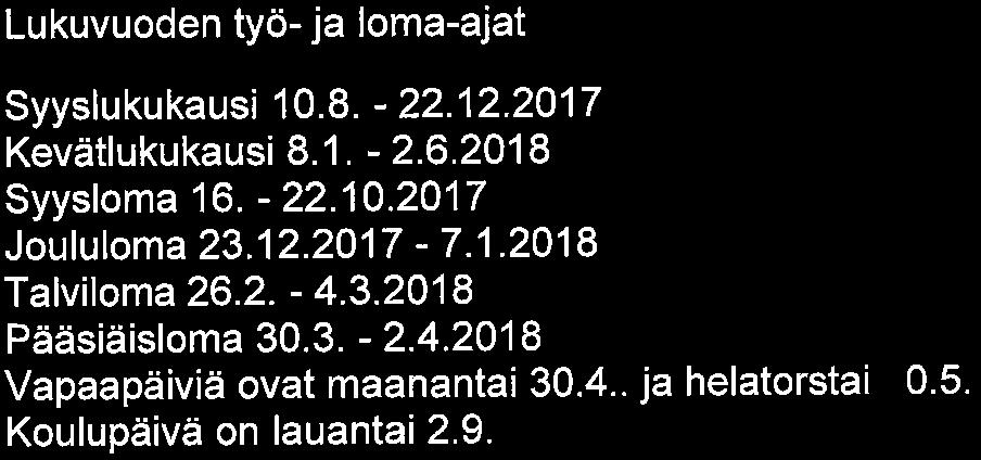 kehittymään sosiaalisisa taidoissaan. Lukuvuoden painopistealueet / teemat Lukuvuoden teema on turvallisuus: turvallisuusnäkökulman iskostaminen arkeen.