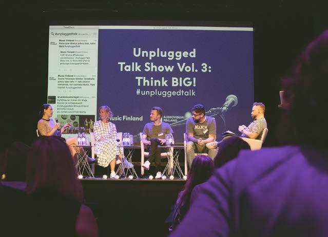 2. Tapahtumat ja hankkeet Unplugged Talk Show vol. 3: Think Big - Tavoitteet korkealle 21.6.