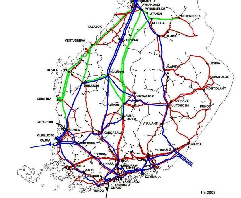 18.3.2009 U TS JOKI Verkon aluesuunnitelmat IVA LO 1. VAJUK OSKI Vuoden 2007 aluesuunnitelmat K OKKOS NIV A 9. Porin ja Rauman seutu 11. Varsinais-Suomi 7. Keski-Suomi 8. Etelä-Pohjanmaa 5.