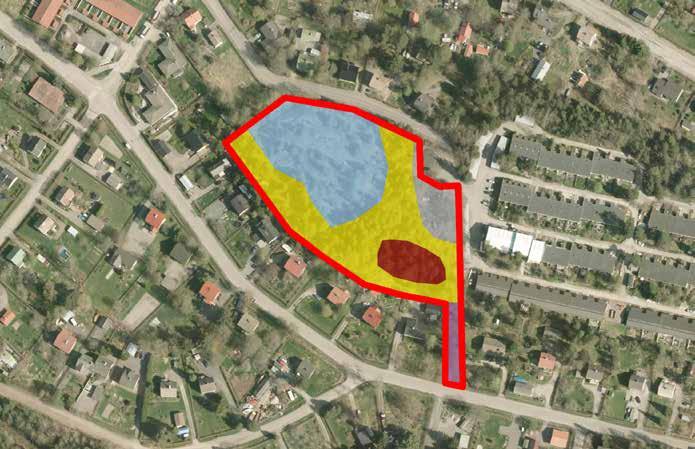 1 2 3 4 5 Kuva 2. Kuokkamaantien kuviokohtaiset rajaukset (kuviokartta). 2. Mustikkatyypin (MT) tuore kangas [NT] Mäntyvaltainen mustikkatyypin (MT) tuoreen ja puolukkatyypin (VT) kuivahkon kankaan kuvio, jonka kangasmetsätyyppi vaihtelee pienialaisesti.