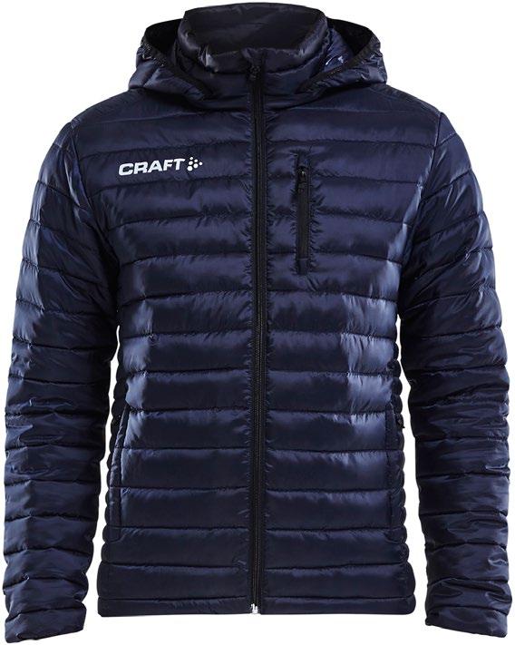 CRAFT ISOLATE JACKET Kevyttoppatakki. Vetoketjulliset sivutaskut sekä rintatasku.