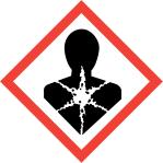 Symbolit: Xi N Ärsyttävä Ympäristölle vaarallinen Riskilausekkeet: R43 Ihokosketus voi aiheuttaa herkistymistä.