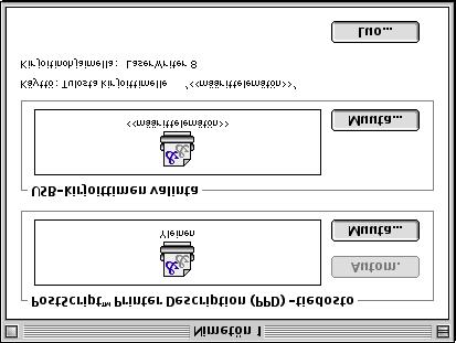 .. kohdassa PostScript Printer