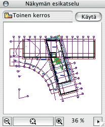 KO. - 35 Jos valittuna on Planssit-osio, ikkunan alareunassa olevasta Asetukset... -painikkeesta avautuu asetusikkuna.