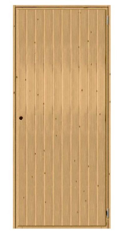 9x21 eristämätön puuvalmis varaston ovi Leveys 890 mm Korkeus 2090 mm