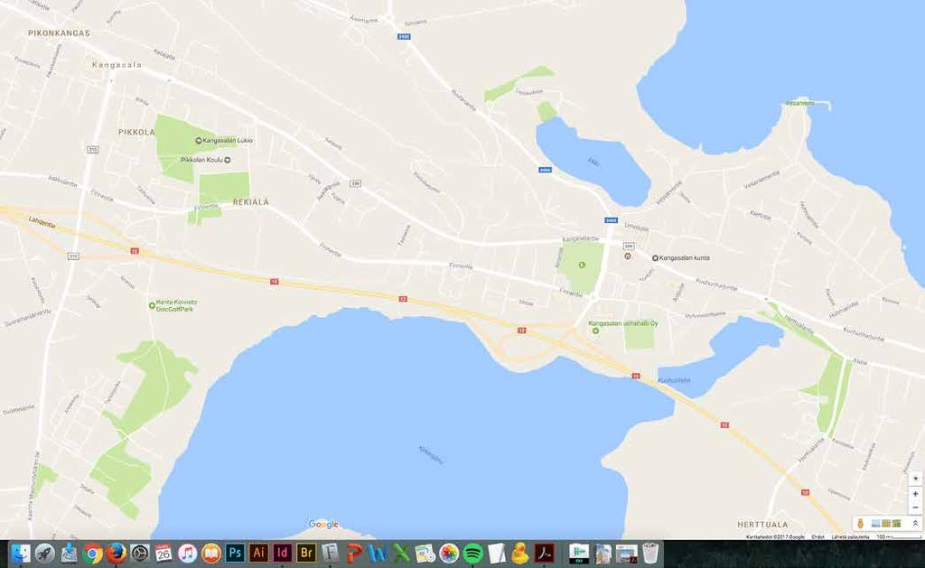 .. 1,3 km Tampere... 18 km Bussipysäkit Huurteen peittämästä Vesaniemen saunarakennuksesta kantautuu yleistä rupattelua, naurua ja kiukaan sihinää. Lämmön voi tuntea niin ilmassa kuin ilmiirissäkin.