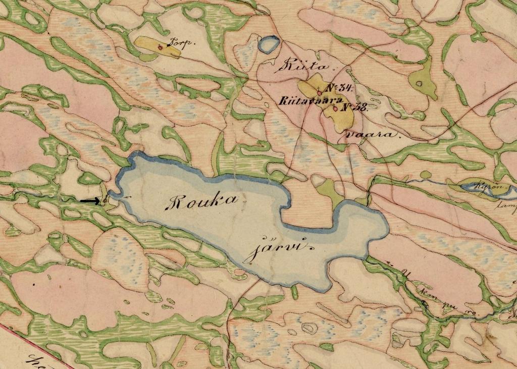 7 4. Alueen aiempi maankäyttö. Alueelta ei ole merkkejä esihistoriallisesta tai varhaisesta historiallisesta asutuksesta.
