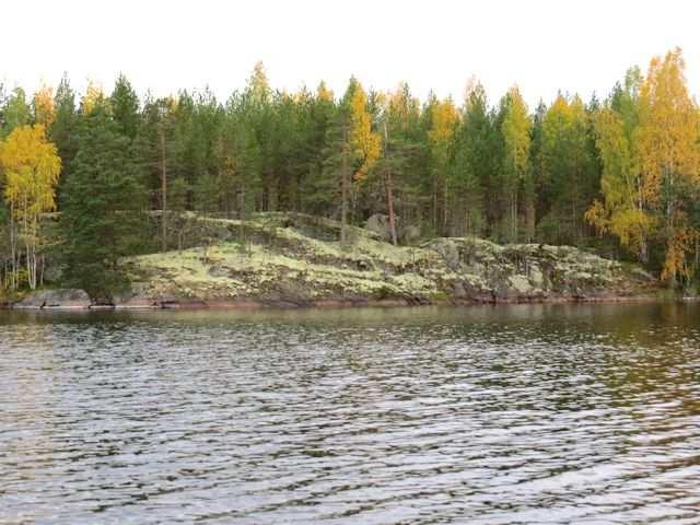 Rantaterassi on muutamien metrien levyinen syveten reunastaan varsin jyrkästi.