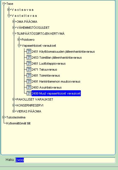 Tilin nimen muuttaminen Kappaleessa 2.