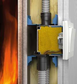 Asennustarvikkeet JR-palorasiat Tekniset tiedot Standardit ja hyväksynnät Standardit Hyväksynnät Patentit ja sertifikaatit IEC 695-2-, hehkulankatesti IEC 60670- NEMKO NEK 56:82 FIMKO EMKO TUI (23B)