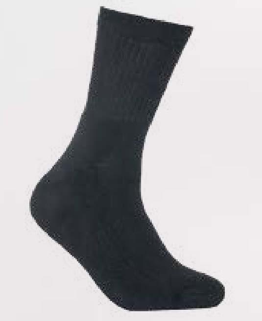 Pitkävartisessa sukassa on suojaavat vahvikkeet.