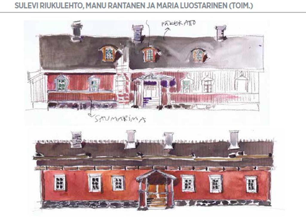 JULKAISU Sisältää samoissa kansissa rakennuksen historian, inventointikertomuksen, rakennuksen