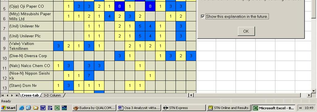 3-D-column) ja Sheet 1 (Chart 1 ja Sheet 1).