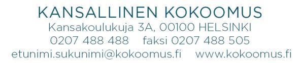 2012) Kunta- ja palvelurakenteen kehittämistarpeet ja -tavoitteet ovat laajalti näkyvissä Kokoomus kantaa huolta siitä, kuinka suomalainen hyvinvointiyhteiskunta selviytyy ja pystyy turvaamaan