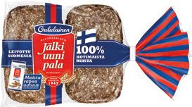 Alkuperäinen Jälkiuunileipä 300 g 15/ltk pep 7 M, L, S, K, SJ, LS, RK 6 411402 105301 24 M