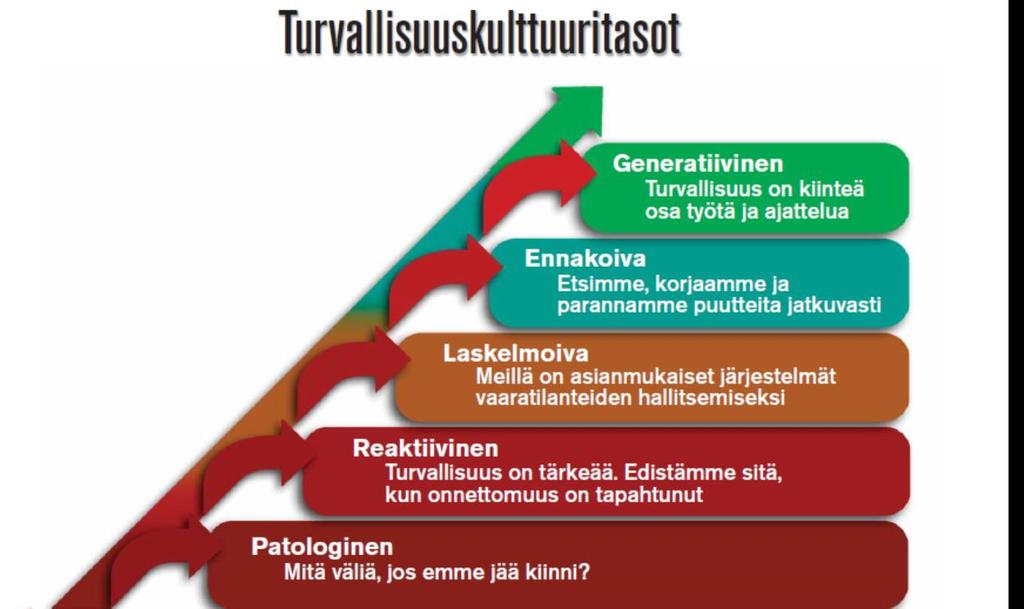 Turvallisuuskulttuurin käsitteenä kehittäminen oppilaitoksissa Hudson;