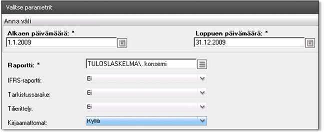 Ryhmäsarake pitää myös huomioida otsikkoriviä muodostettaessa. Otsikkorivi. Otsikkoteksti tulostuu, jos ryhmiin 70 tai 80 muodostuu summia.