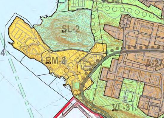 Maakuntakaavassa on myös kulttuurihistorian ja maiseman kannalta valtakunnallisesti merkittävän alueen rajaus (kmv), joka perustuu v.