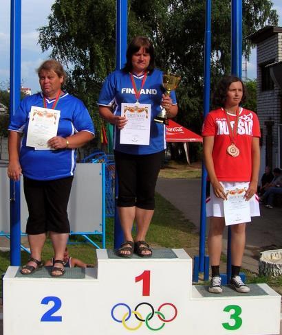 Marzenko Svetlana 2014 1 Suomi Päivi Ruotsalainen, Tiina Viitanen 2 Venäjä 3 Ukraina Miesten henkilökohtaisen pelin maailmanmestaruusmitalistit 2004: Kultaa Veli-Pekka Ehoniemi, hopeaa Joni