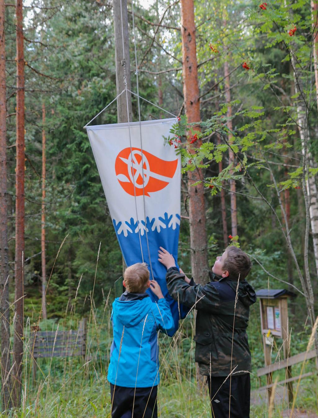 Viiri salkoon! Yön yli lasten kanssa telttaillen Usmissa tapahtuma 19.-20.8.-17.