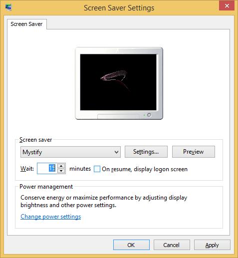 Näytönsäästäjä (Screen Saver) Tietokonetta käyttäessäsi joudut usein keskeyttämään työskentelyn. Säästät näyttölaitetta kun pidät päällä Screen Saver (Näytönsäästäjä) -apuohjelmaa.