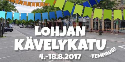 LOHJAN KÄVELYKATUKOKEILU 4.-18.