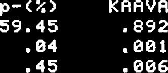 45,006 38.26 1.000 98.20 PITE 7 PITE 8. PITE 9 p(2) KAAVA F e 60.09.896 C o.05.oo 1 36.