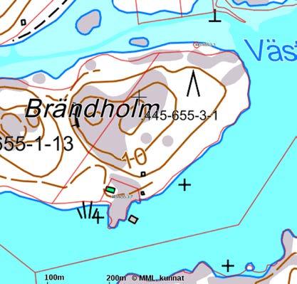 1 Kaava-alue ja sen sijainti Alue käsittää kiinteistöt Brändholm RN:o 3:7 (445-655-3-7) ja Brändholm I RN:o 3:1 (445-655-3-1) Paraisten kaupungin Houtskarin Träskissä.