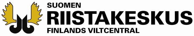 Hakijan nimi (jos yksityishenkilö, oltava sama kuin yhteyshenkilö) Yhteyshenkilö (jolle päätös lähetetään) Suomen riistakeskuksen merkinnät: 210 Lähiosoite Postinumero ja -toimipaikka Rhy nro Pvm /