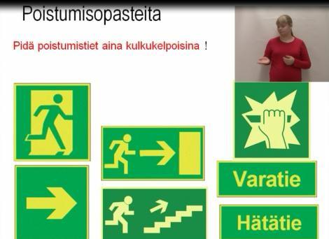 2 Paloturvallisuusluennon sisältö Käännettävässä luennossa koulutuspäällikkö Kauko Laurila luennoi erilaisten diojen ja havainnollistavien kuvien avulla paloturvallisuudesta ja siihen olennaisesti