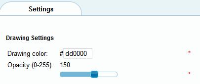 Settings - Asetukset Settings - Asetukset 1. 2. 3. 4. 5. Karttojen piirtoväri ja piirtovärin läpinäkyvyys Filtterit a. Filtterin lisääminen b.