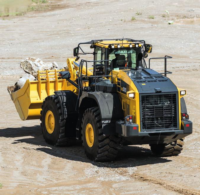 Tehokas ja ympäristöystävällinen Komatsu SmartLoader Logic WA500-8 kuormaajan moottorissa on täysin automaattinen Komatsu SmartLoader Logic ohjausjärjestelmä.