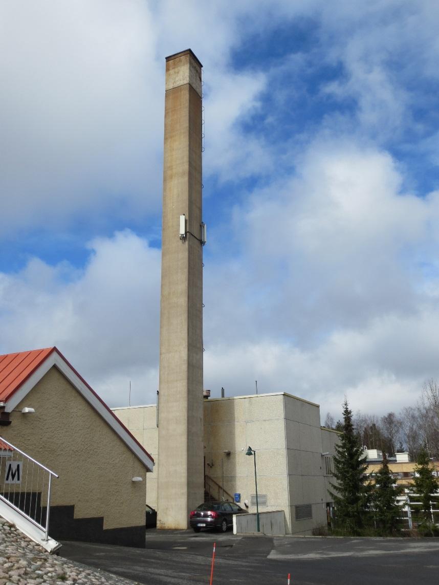 Valkeakosken aluesairaalan lämpökeskuksen savupiipun purku Purkutyöselostus 3110139.