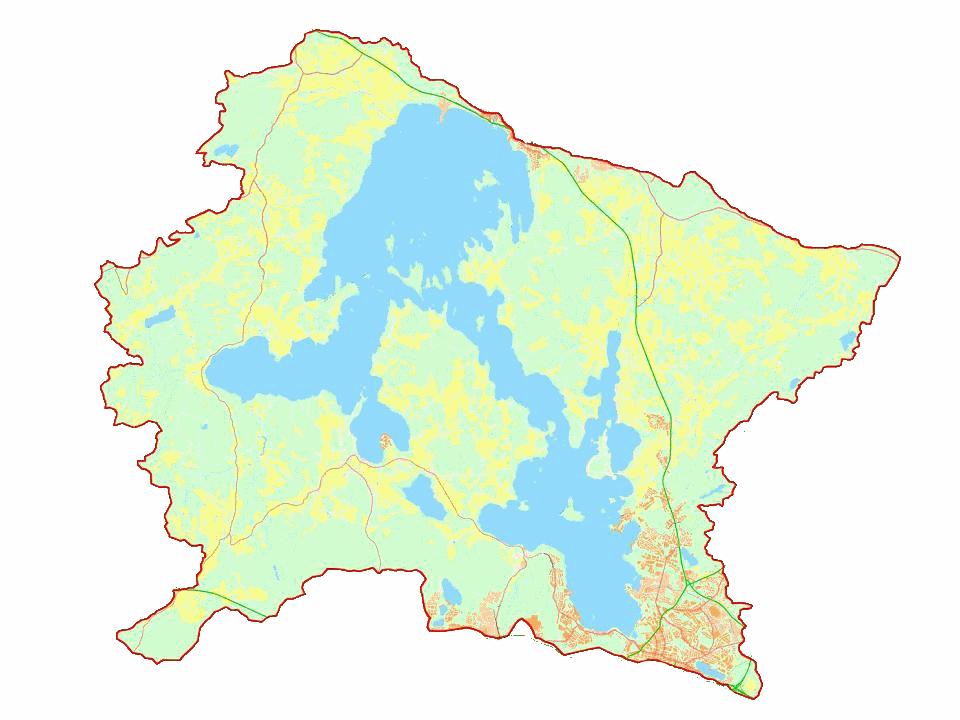 otettiin Enonselän (26 km 2 ) syvimmältä kohdalta (