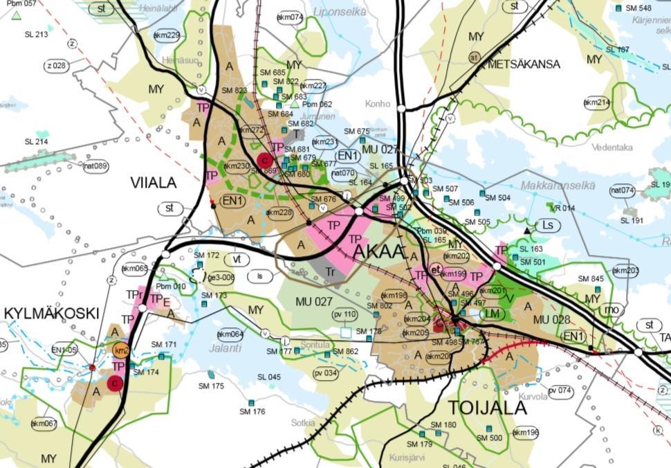 Maakuntakaava ohjaa ensin yleiskaavan ja myöhemmin asemakaavan suunnittelua. Maakuntakaava sisältää yleispiirteisen suunnitelman alueiden käytöstä maakunnassa.