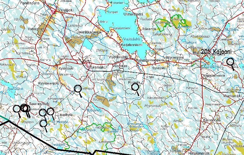 Esimerkki Saaresmäen yhteismetsä